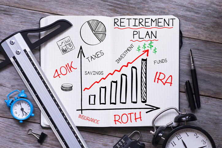 Retirement plan concept.